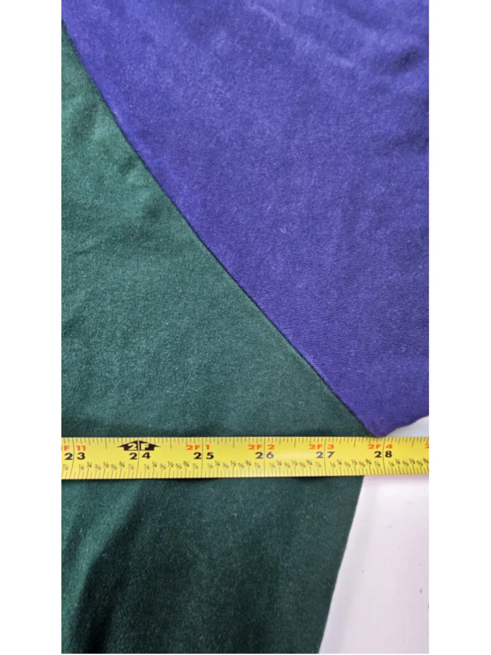 Polo Ralph Lauren Full Zip Varsity Jacket Men's 2XB Green Purple Cotton Pony